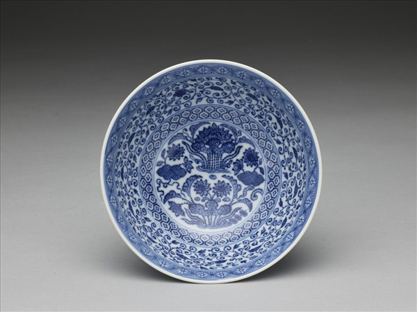 青花蓮塘紋碗
