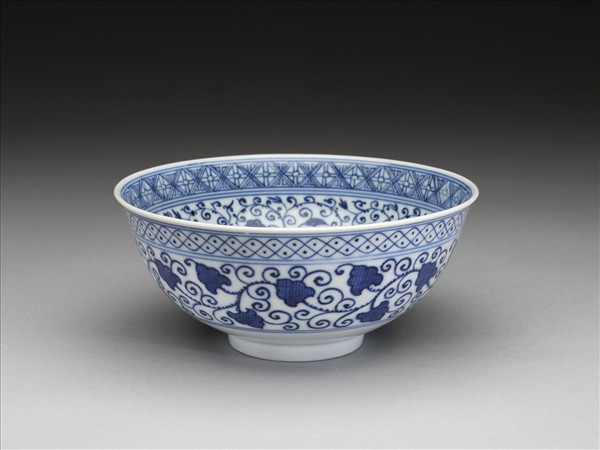 青花蓮塘紋碗