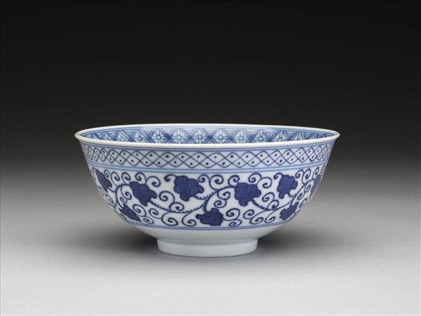 青花蓮塘紋碗
