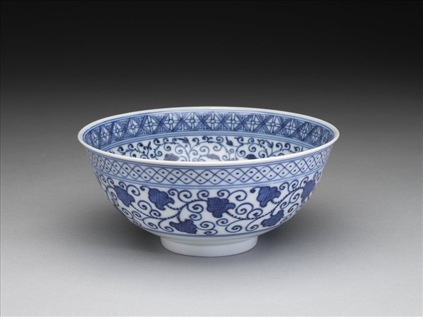青花蓮塘紋碗