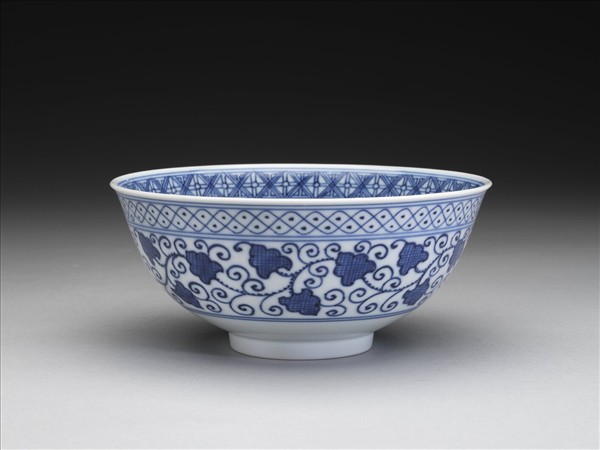 青花蓮塘紋碗