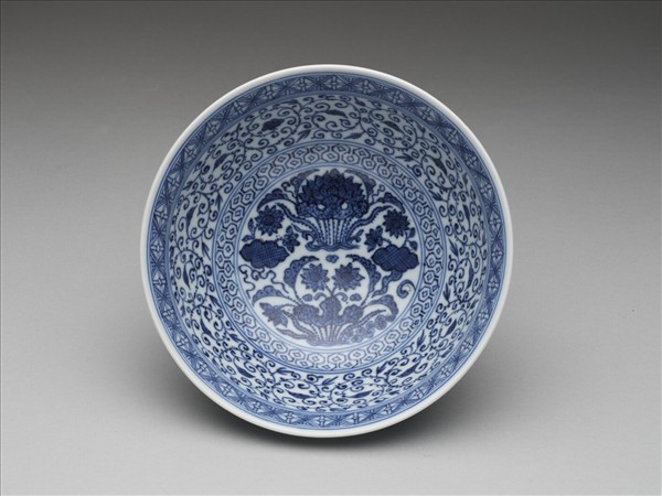 青花蓮塘紋碗