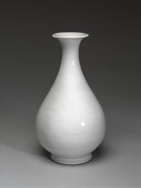 白瓷玉壺春瓶