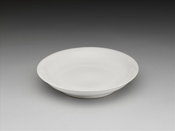 甜白釉盤