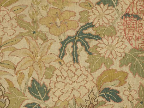 鏤繪集錦　冊　花間行龍