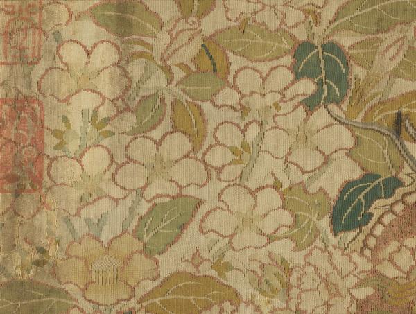 鏤繪集錦　冊　花間行龍