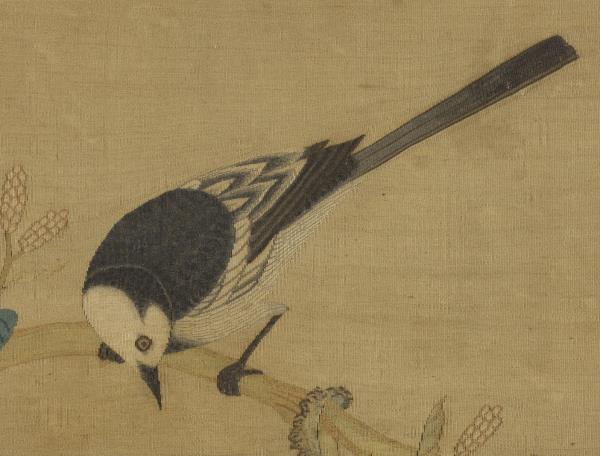 鏤繪集錦　冊　鶺鴒紅蓼