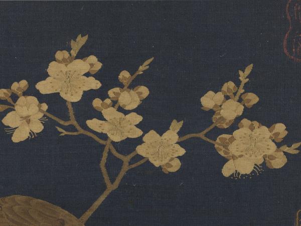 鏤繪集錦　冊　桃花畫眉