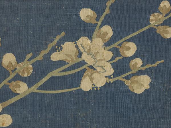 鏤繪集錦　冊　桃花雙鳥