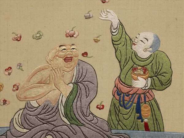 清線繡梵方圓成　冊　天花飛舞