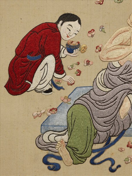 清線繡梵方圓成　冊　天花飛舞