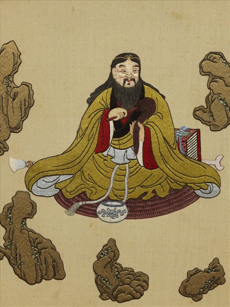 清線繡梵方圓成　冊　頑石點頭