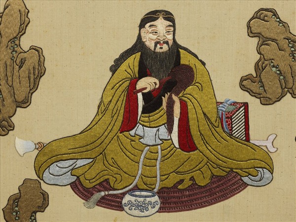 清線繡梵方圓成　冊　頑石點頭