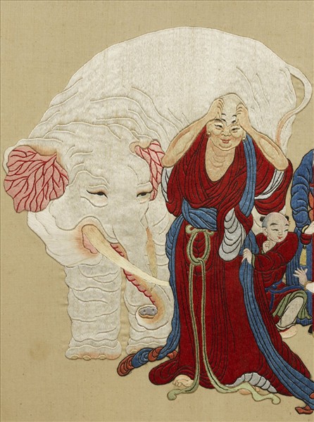 清線繡梵方圓成　冊　神通服象