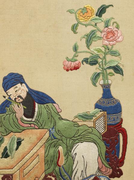 清線繡梵方圓成　冊　貝葉繙經