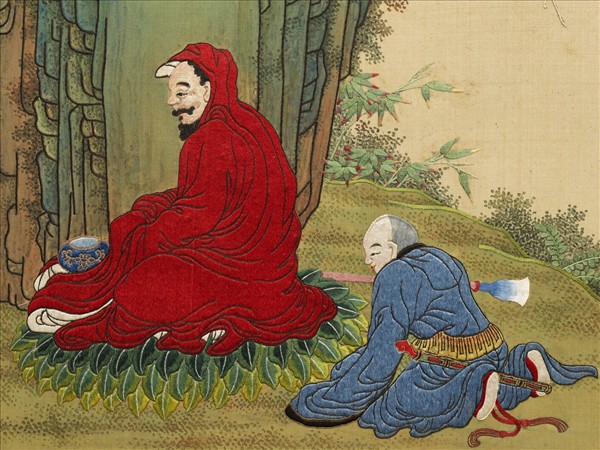 清線繡梵方圓成　冊　面壁示禪