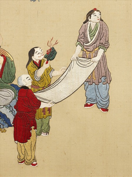 清線繡梵方圓成　冊　朝陽補衲