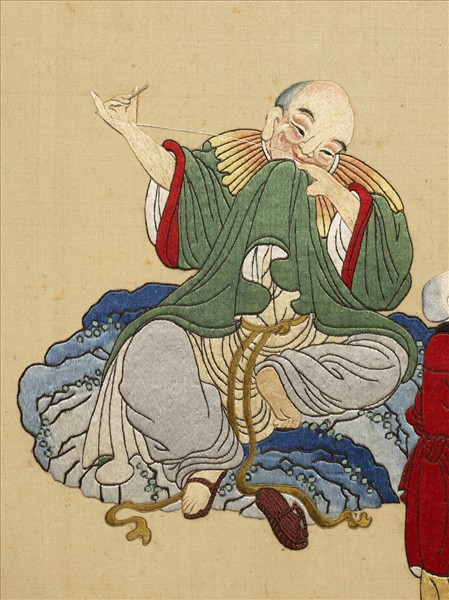 清線繡梵方圓成　冊　朝陽補衲