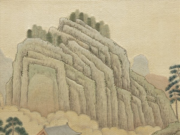 清繡線西湖圖　冊　曲院風荷