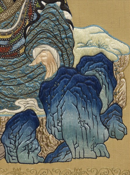 清繡畢沅書御製十六羅漢贊　冊　喇乎拉尊者