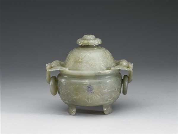 玉花葉紋爐