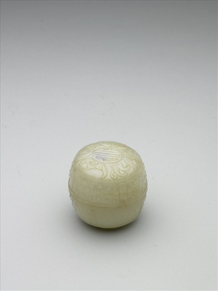 玉福壽乳丁紋圓盒