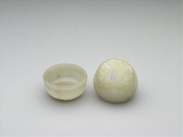 玉福壽乳丁紋圓盒