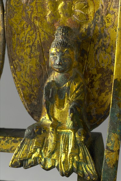 中國 北魏 銅鎏金 二佛並坐像