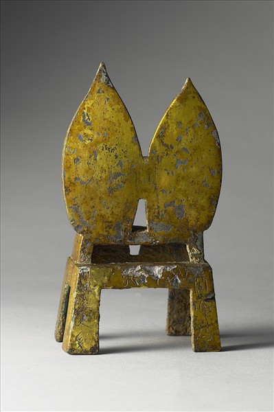 中國 隋 仁壽元年（601） 銅鎏金 二佛並坐像