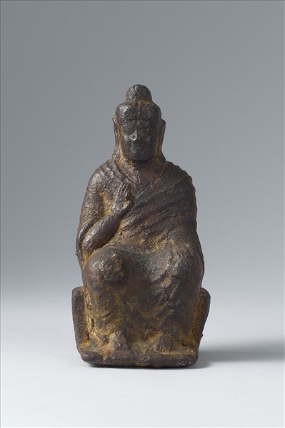 中國 不詳 鐵 佛坐像