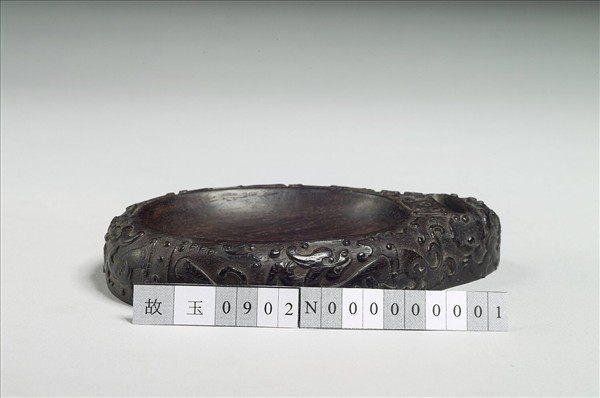 紫檀龍鳳紋木座