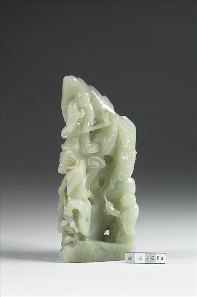 玉和合仙人山子