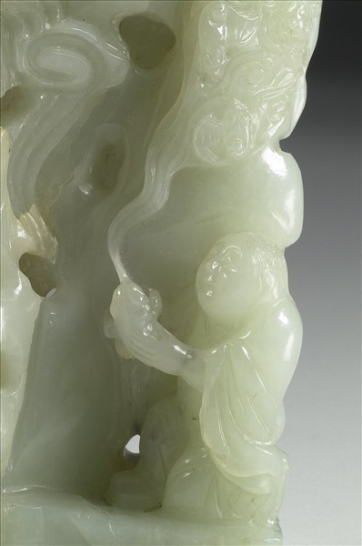 玉和合仙人山子