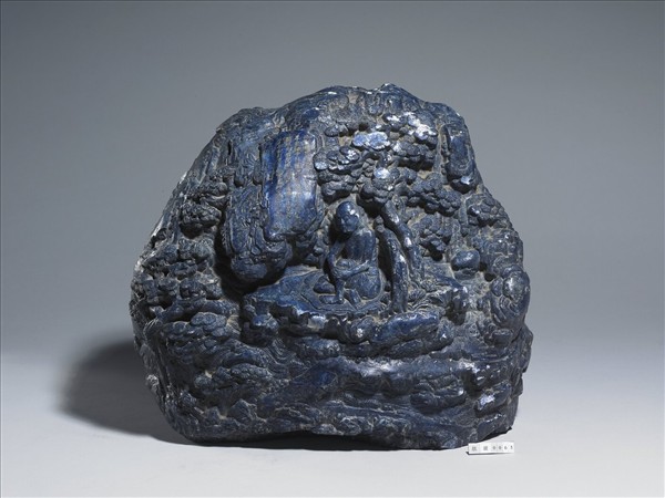 青金石羅漢山子