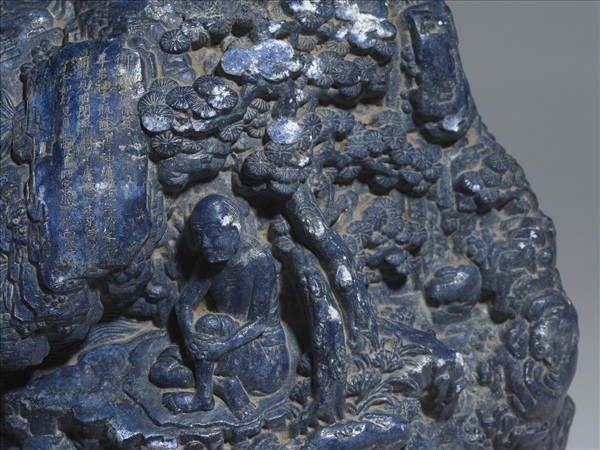 青金石羅漢山子