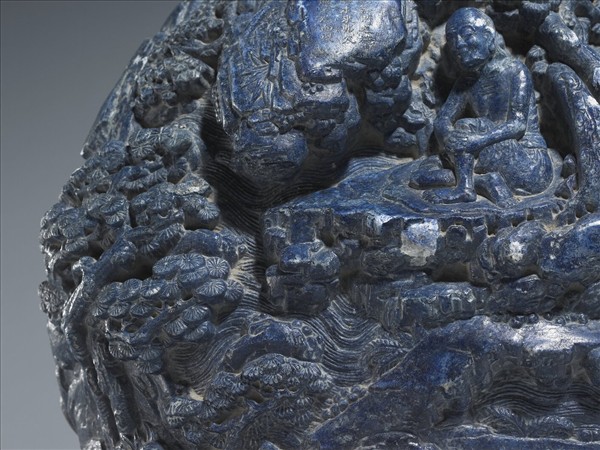 青金石羅漢山子