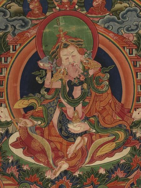 西藏十八世紀蓮師集會樹唐卡