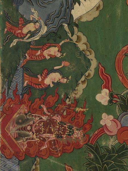 西藏十八世紀蓮師集會樹唐卡