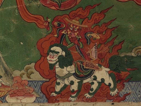 西藏十八世紀蓮師集會樹唐卡