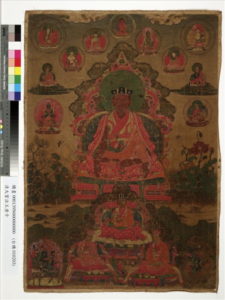 西藏十七世紀葛瑪巴喜大寶法王唐卡