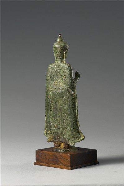 泰國 13-15世紀 青銅 佛立像