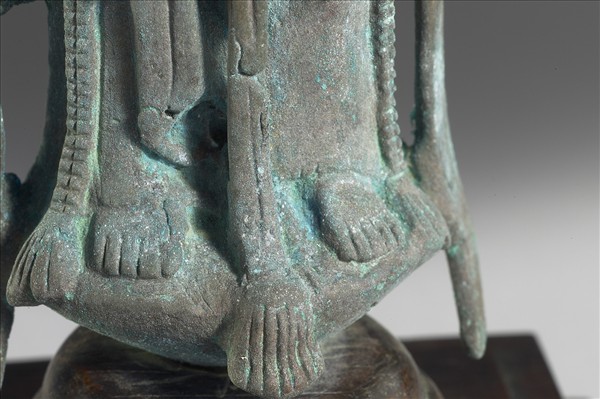 中國 隋 銅鎏金 菩薩立像