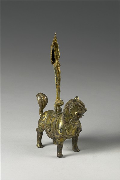 中國 唐 銅鎏金 菩薩立像