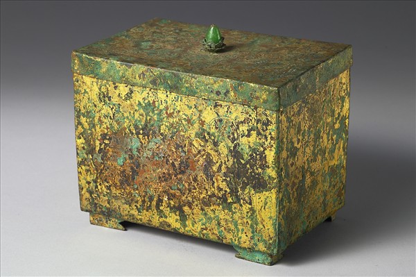 韓國 10-15世紀 銅鎏金 舍利函