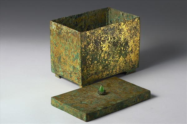 韓國 10-15世紀 銅鎏金 舍利函