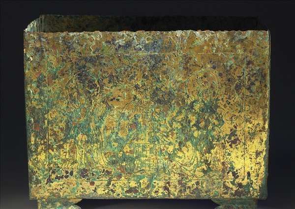 韓國 10-15世紀 銅鎏金 舍利函