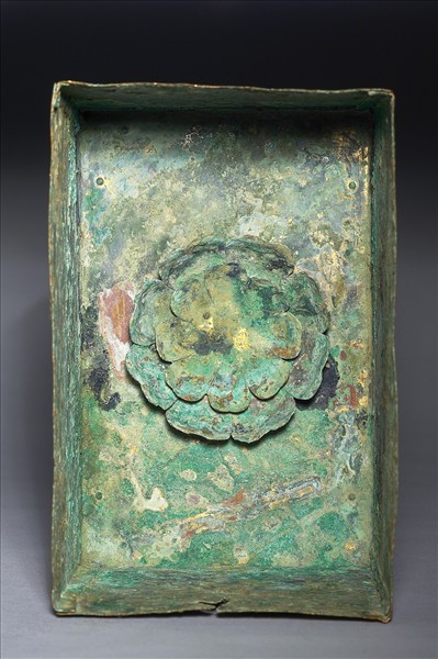 韓國 10-15世紀 銅鎏金 舍利函