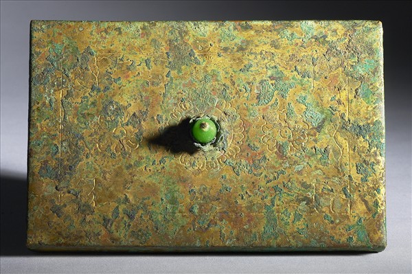 韓國 10-15世紀 銅鎏金 舍利函