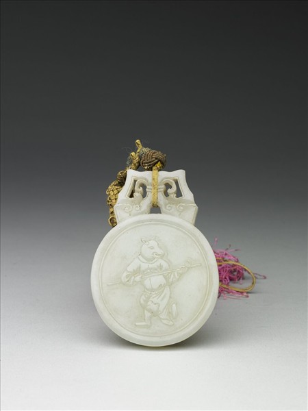 地支十二生肖玉佩