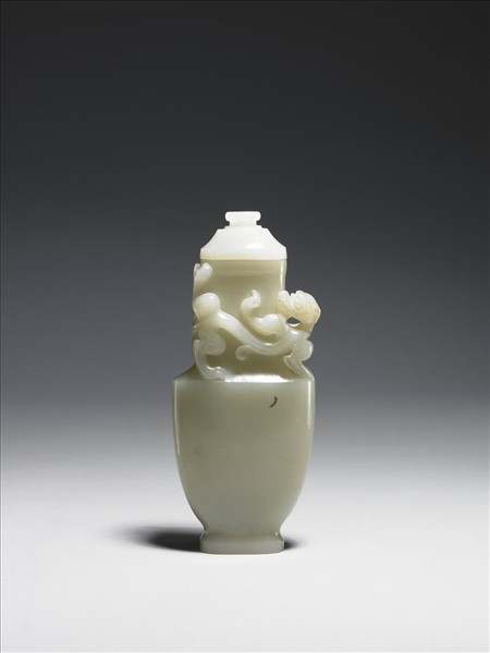 玉螭紋蓋瓶